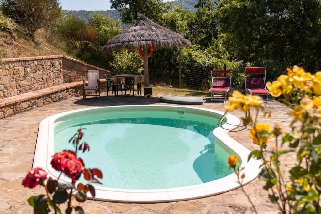 Agriturismo Con Piscina In Toscana, Tribbiano أريتسو المظهر الخارجي الصورة